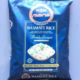 Zafrani Basmati Rice 10 Lb