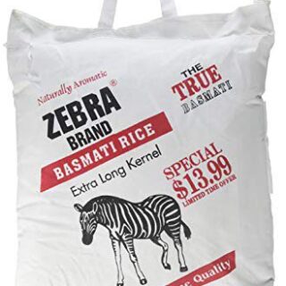 Zebra Basmati Rice 40Lb