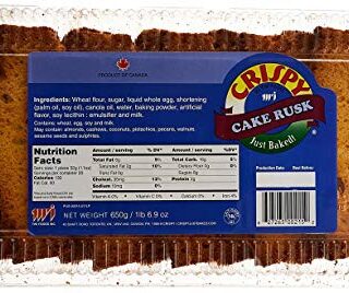 crispy cake rusk coconut 650 g